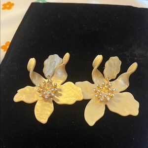 Vintage? Floral Statement Earrings